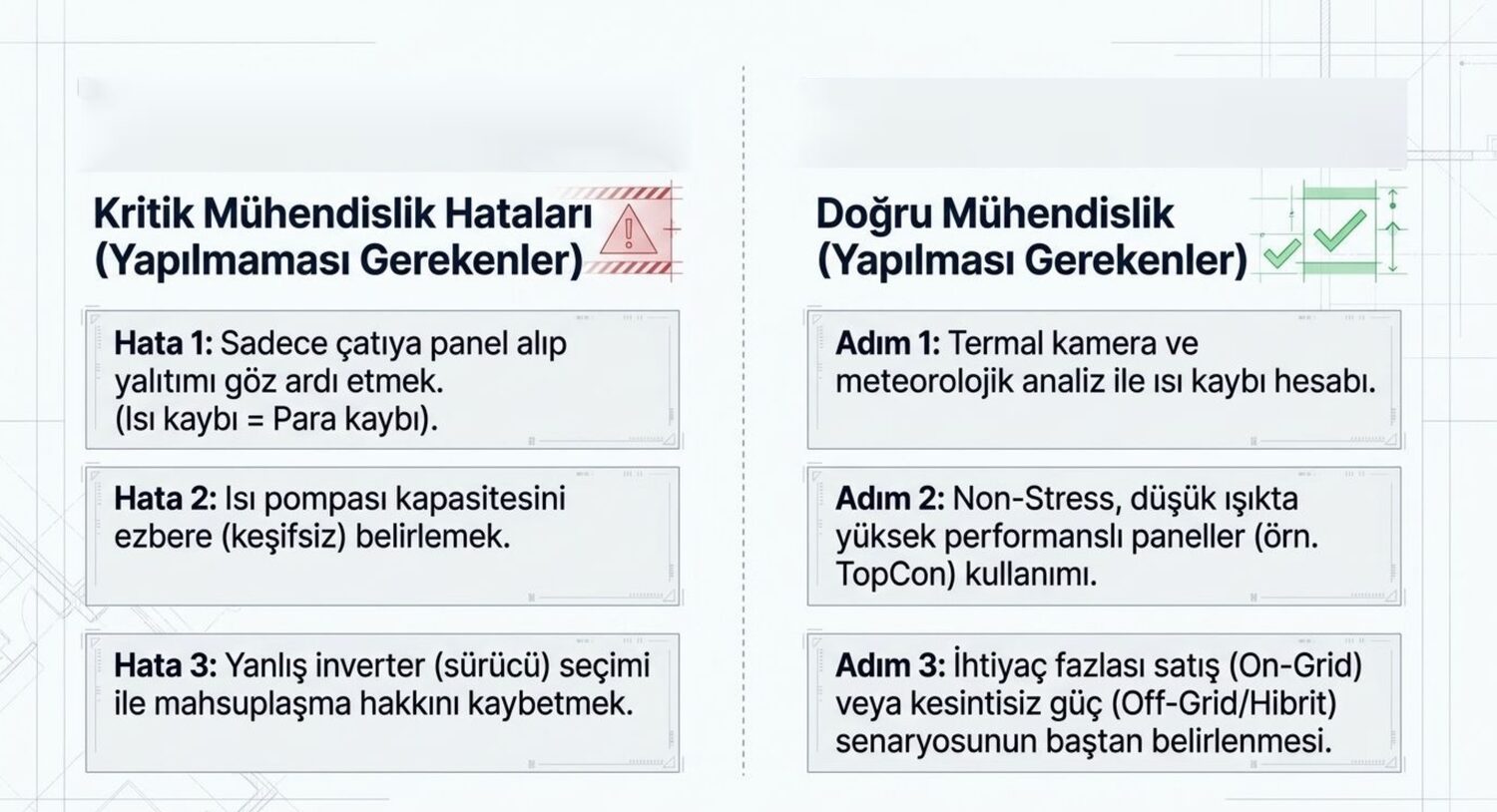 Kritik muhendislik hatalari ve dogru muhendislik yaklasimi